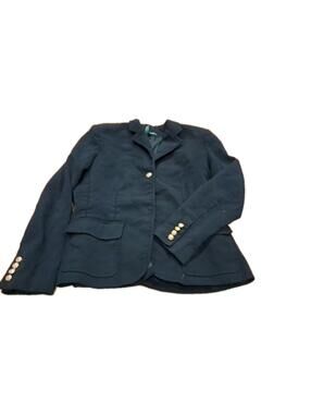 Lauren Ralph Lauren Women's black Plead Coat Missing 2 Button Size 6 Retail $200